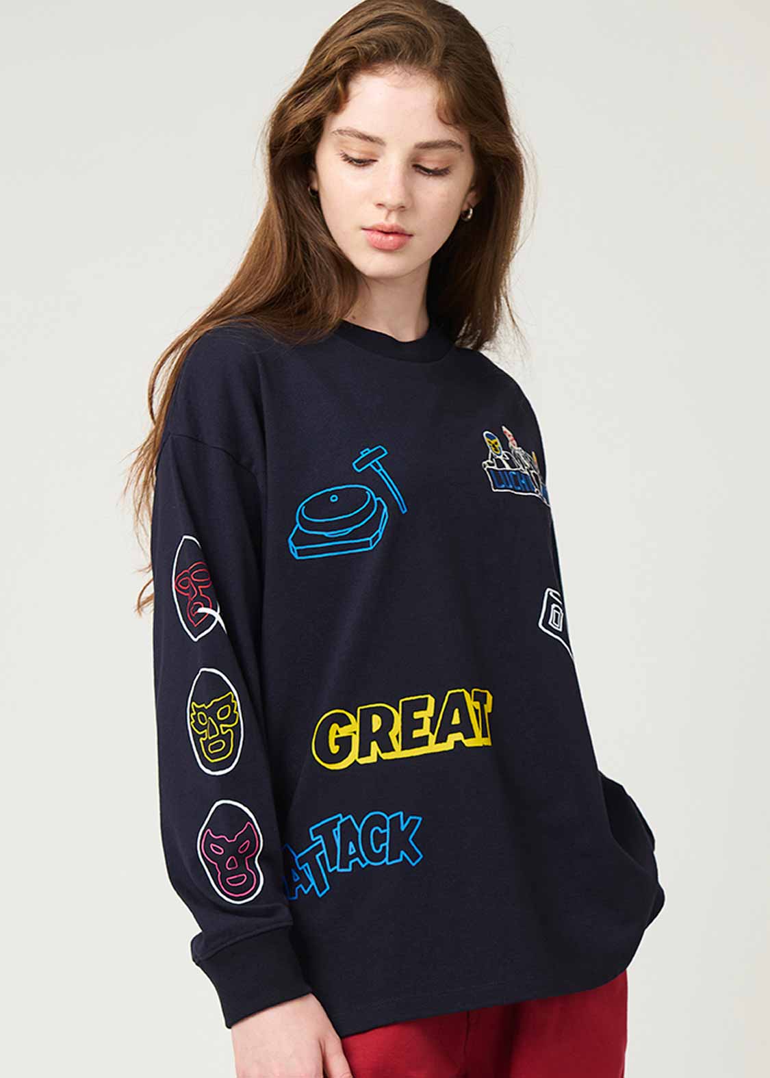 Rib Big Silhouette Long Sleeve Tee (Lucharyman 2) - Image 10