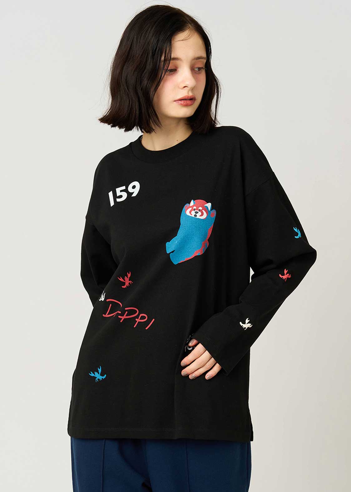 Ikaku Crayfish | Oversized Long Sleeve T-Shirt - Image 6