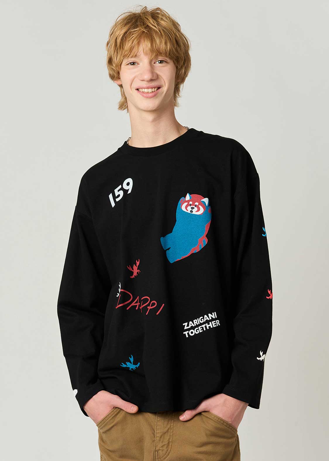 Ikaku Crayfish | Oversized Long Sleeve T-Shirt - Image 7