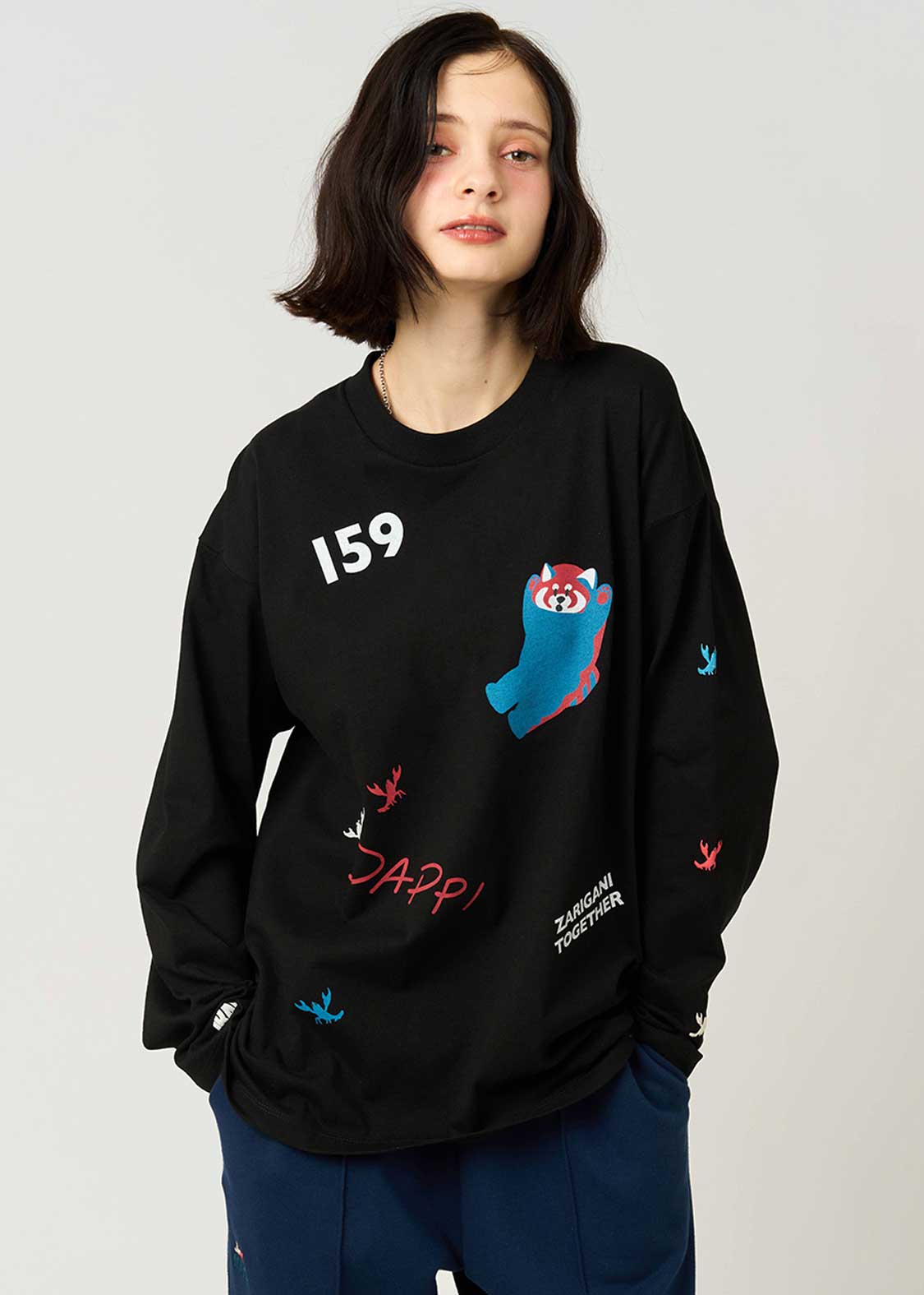 Ikaku Crayfish | Oversized Long Sleeve T-Shirt - Image 9