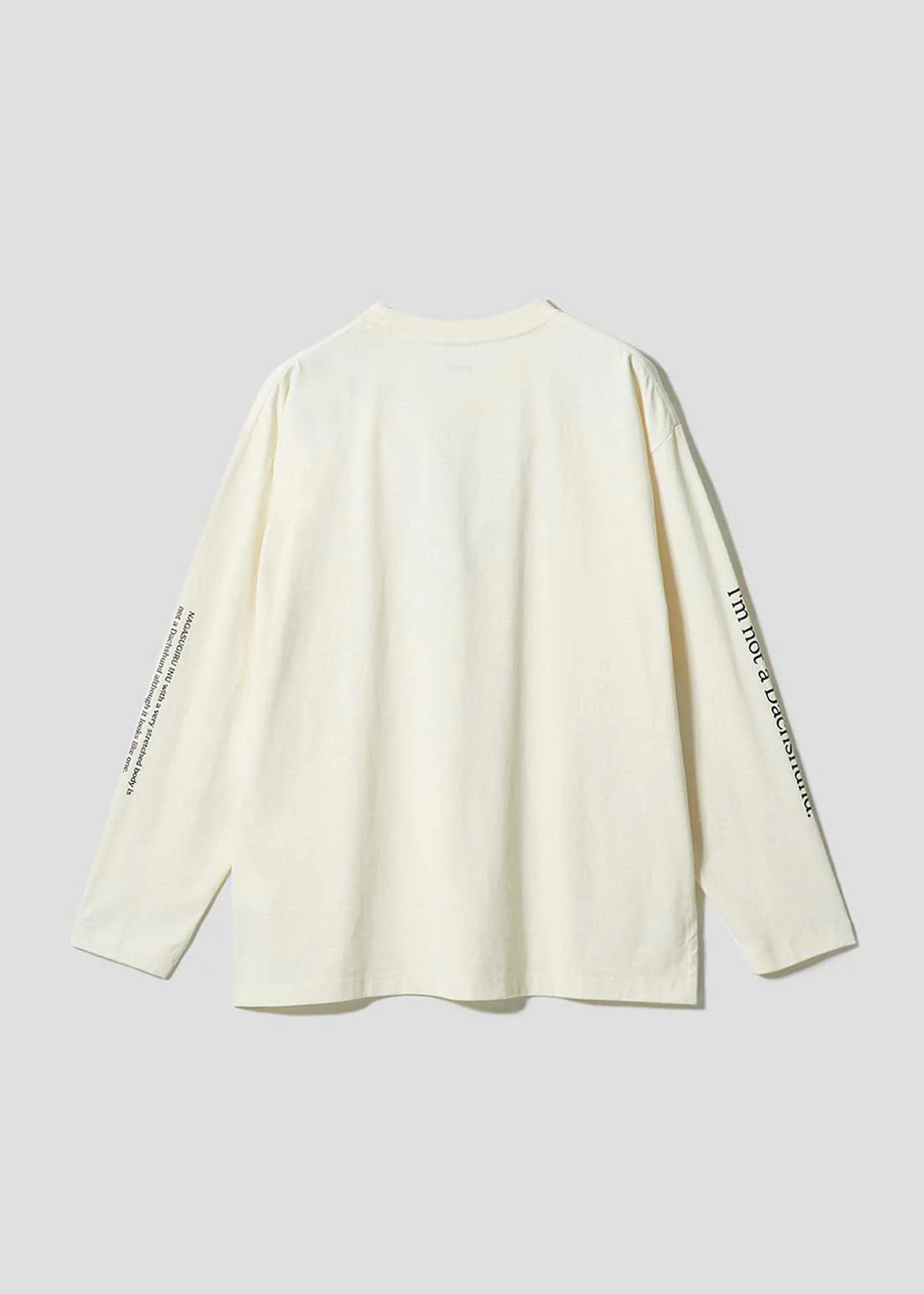 Painted Nagasugiru Inu | Oversized Long-Sleeved T-Shirt - Image 2