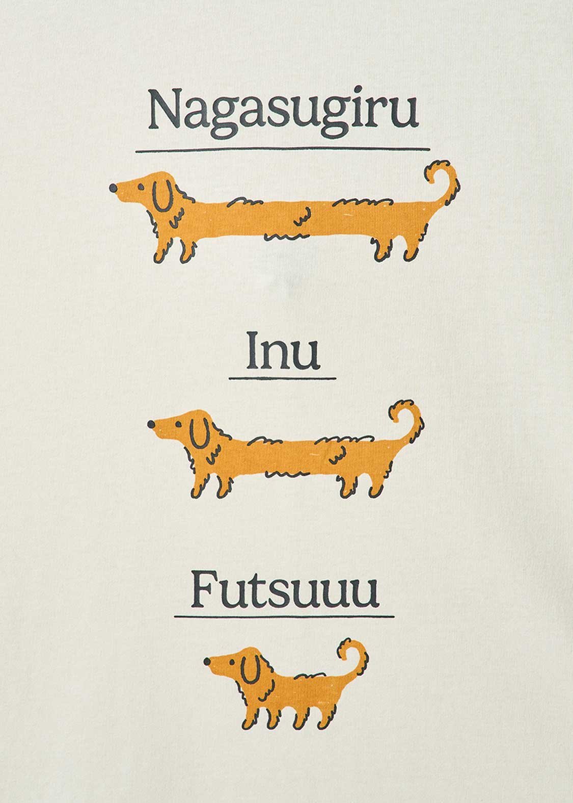 Painted Nagasugiru Inu | Oversized Long-Sleeved T-Shirt - Image 3