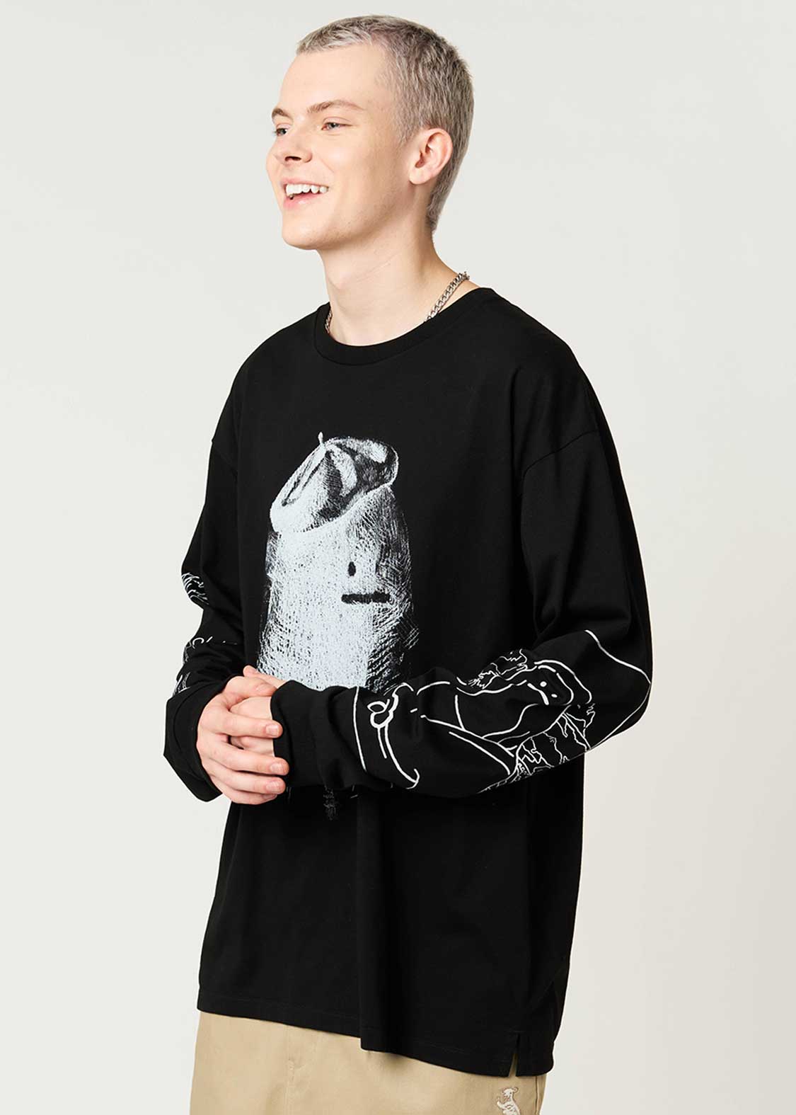 Artful Shadow DRK | Long Sleeve T-Shirt - Image 6