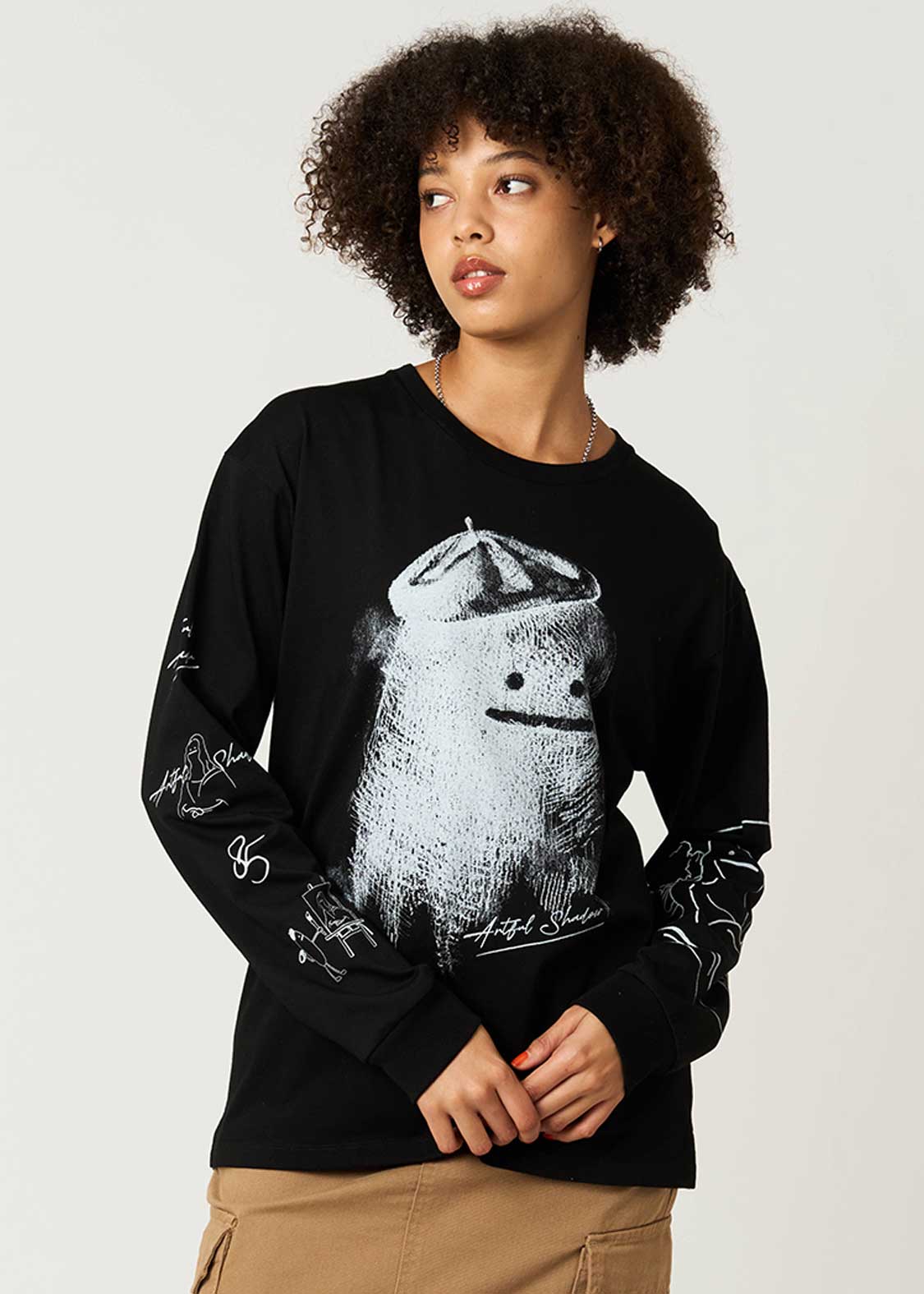 Artful Shadow DRK | Long Sleeve T-Shirt - Image 9