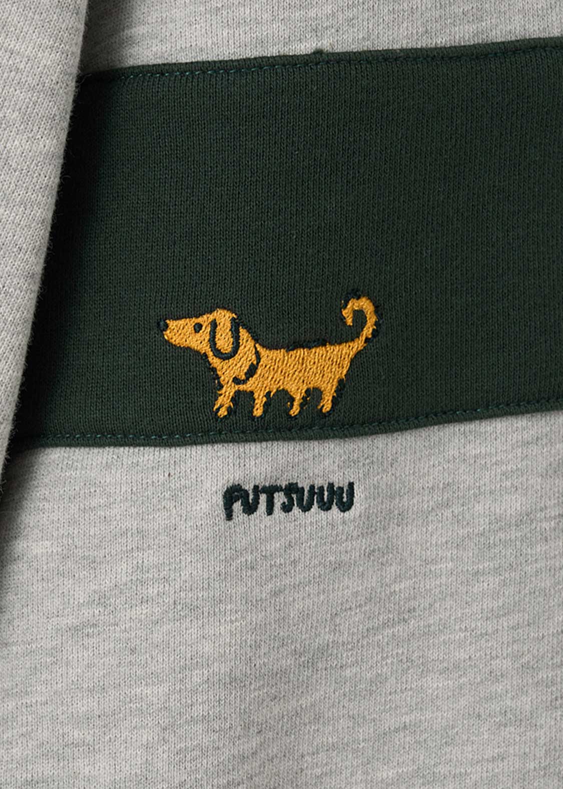 Painted Nagasugiru Inu | Half-Zip Sweatshirt - Image 5