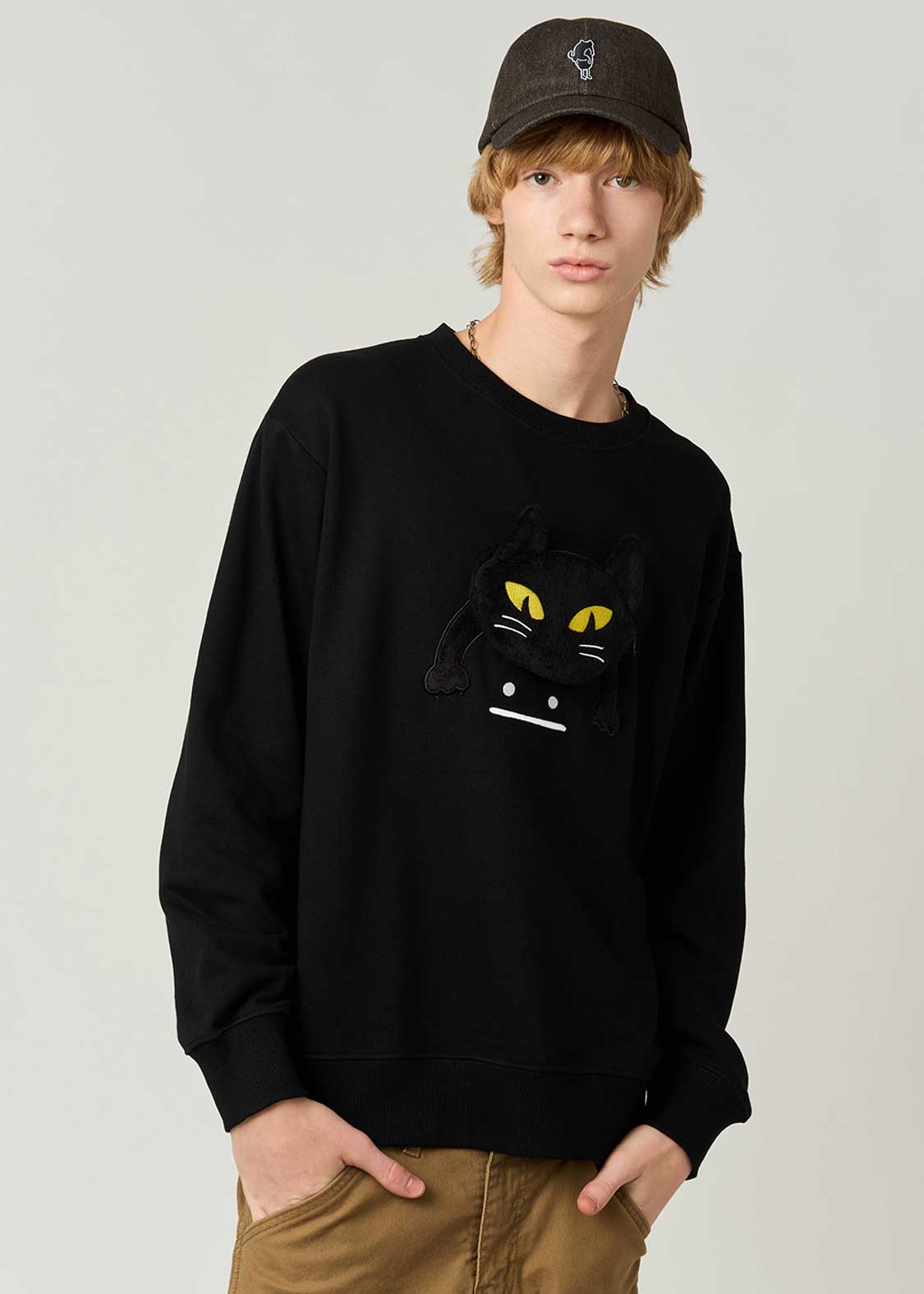Neko Kaburi Beautiful Shadow | Pocket Fleece Sweatshirt - Image 7