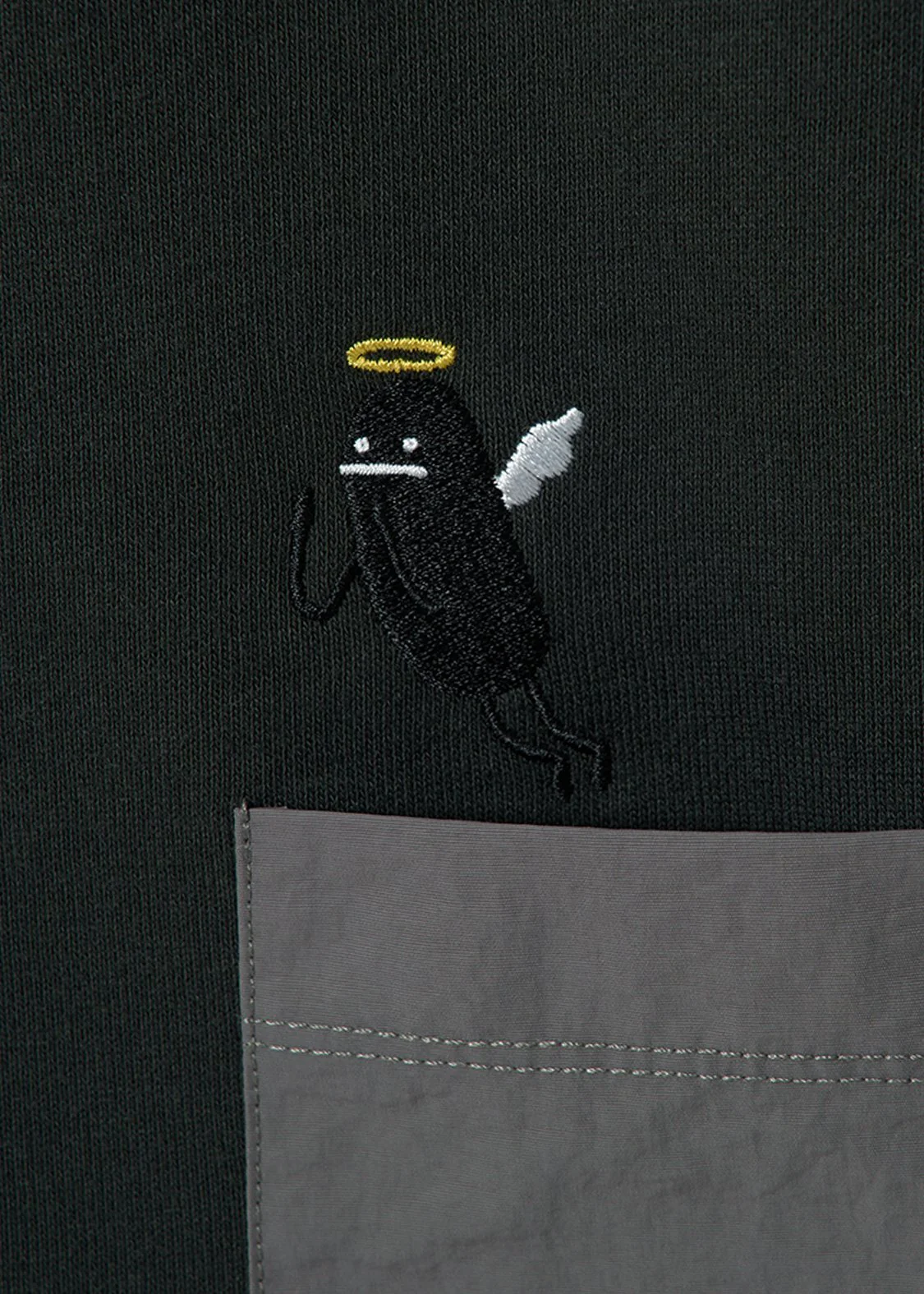Beautiful Shadow Devil And Angel | Side Pocket Sweatshirt - Image 3