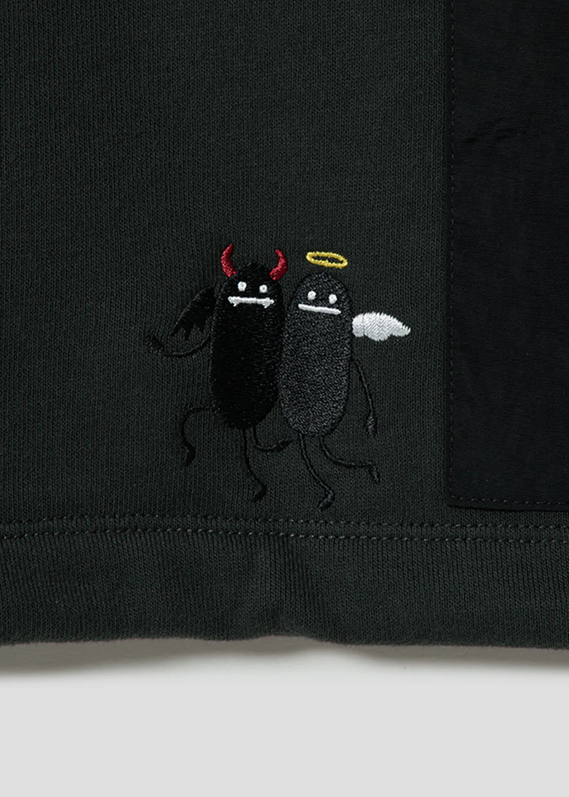 Beautiful Shadow Devil And Angel | Side Pocket Sweatshirt - Image 4