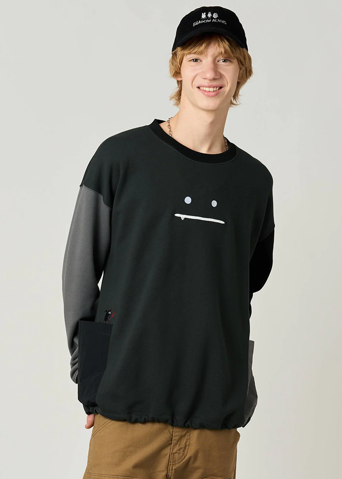 Beautiful Shadow Devil And Angel | Side Pocket Sweatshirt - Image 7