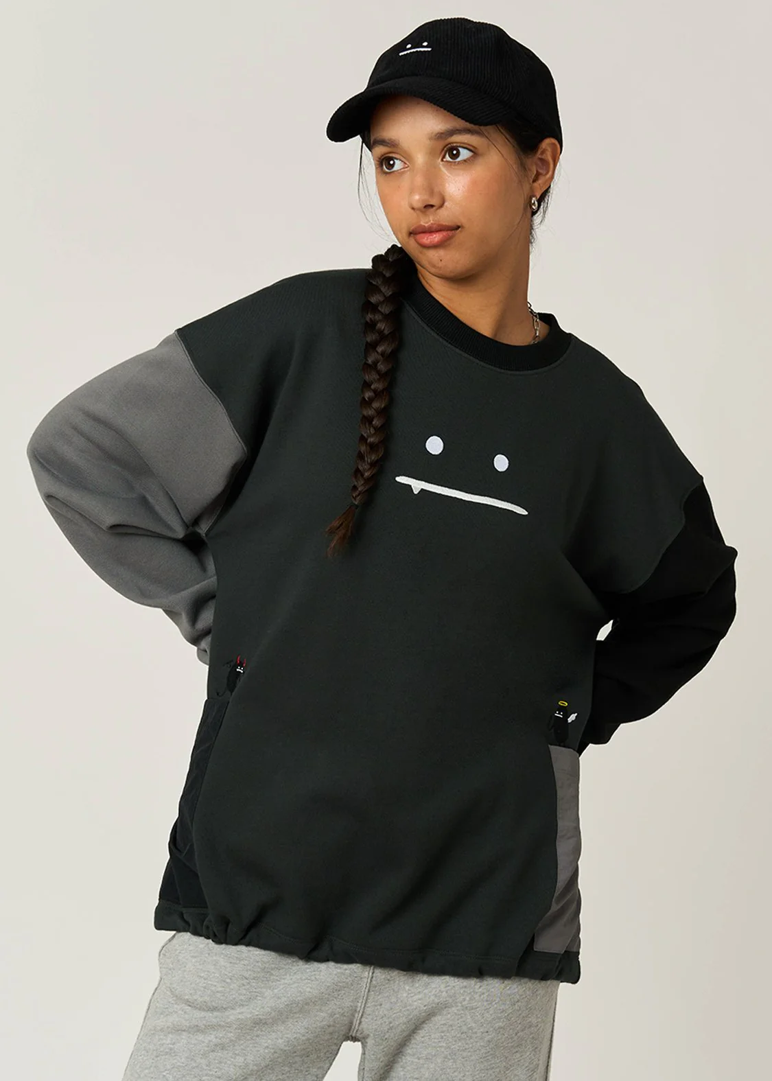 Beautiful Shadow Devil And Angel | Side Pocket Sweatshirt - Image 9