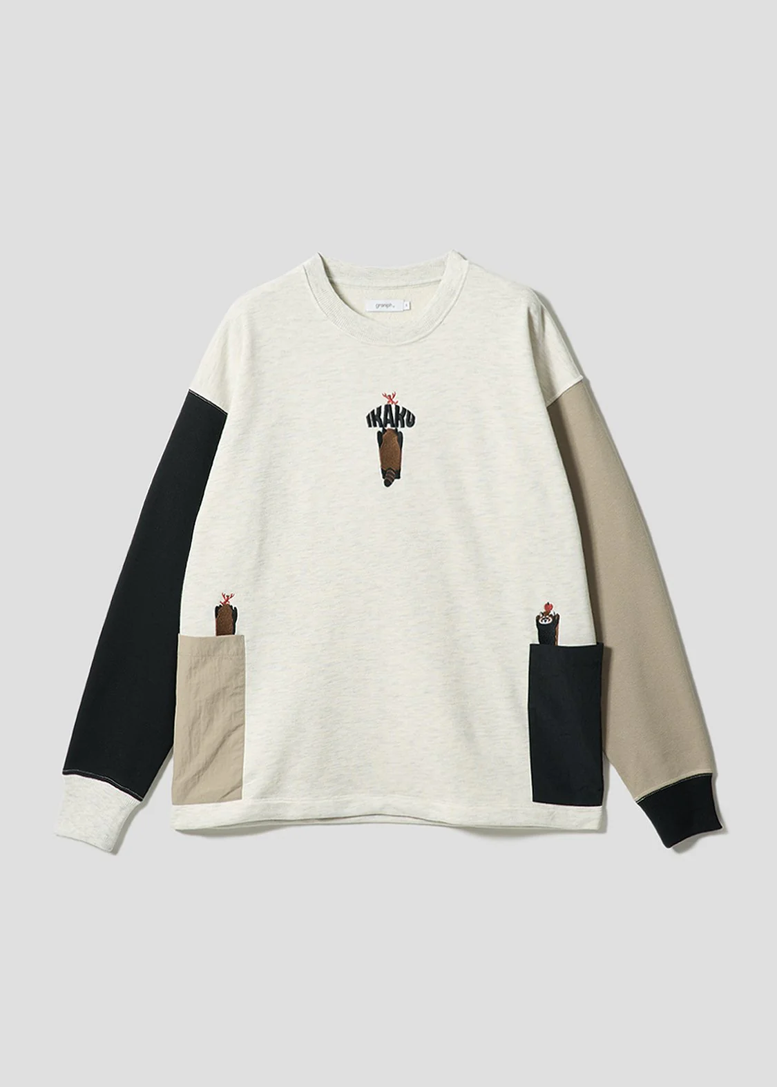 Ikaku Back Style | Side Pocket Sweatshirt