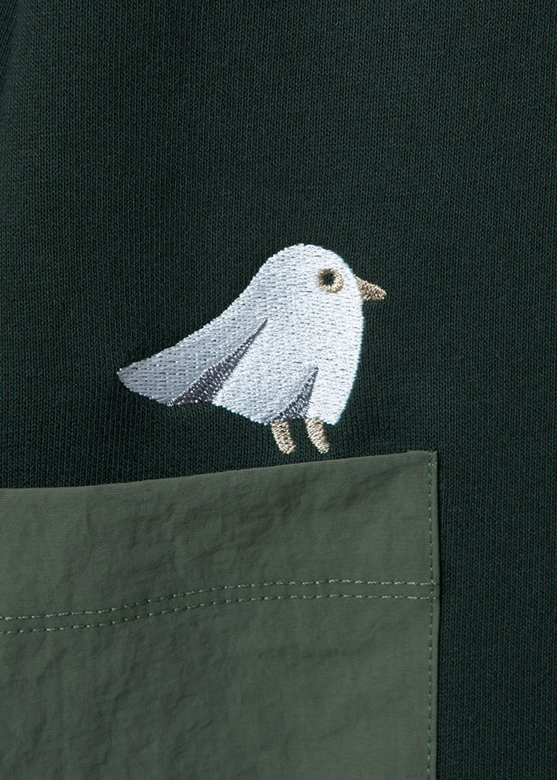 Nagasugiru Inu Ghost B | Side Pocket Sweatshirt - Image 4
