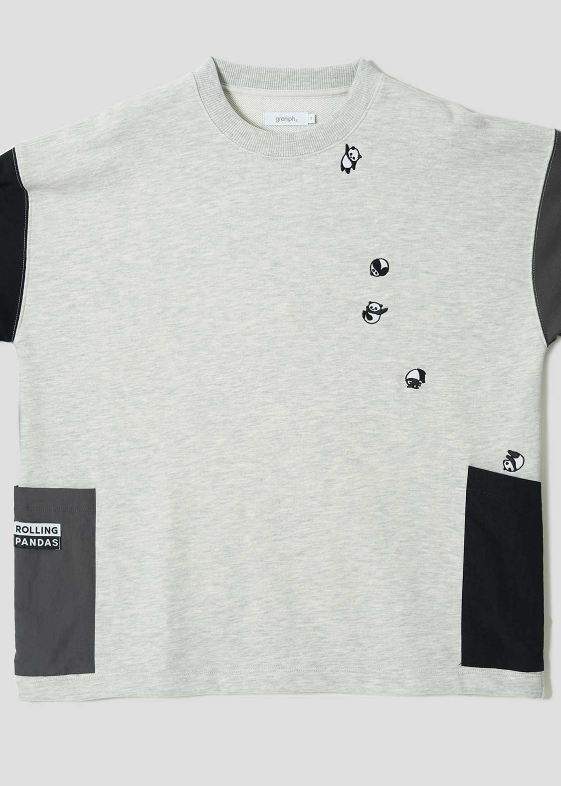 Rolling Pandas B | Side Pocket Sweatshirt - Image 3