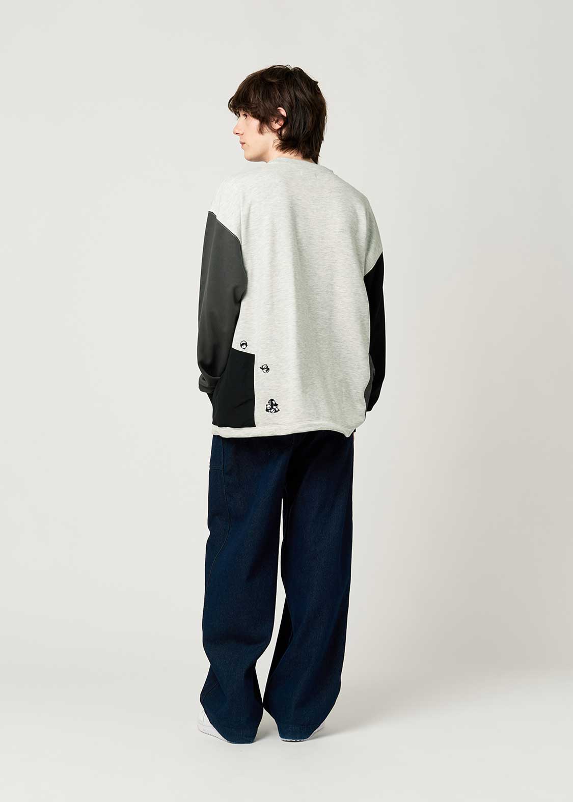 Rolling Pandas B | Side Pocket Sweatshirt - Image 8