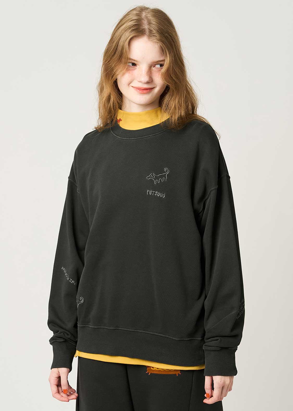 Nagasugiru Inu B | Pigment Fleece Sweatshirt - Image 9