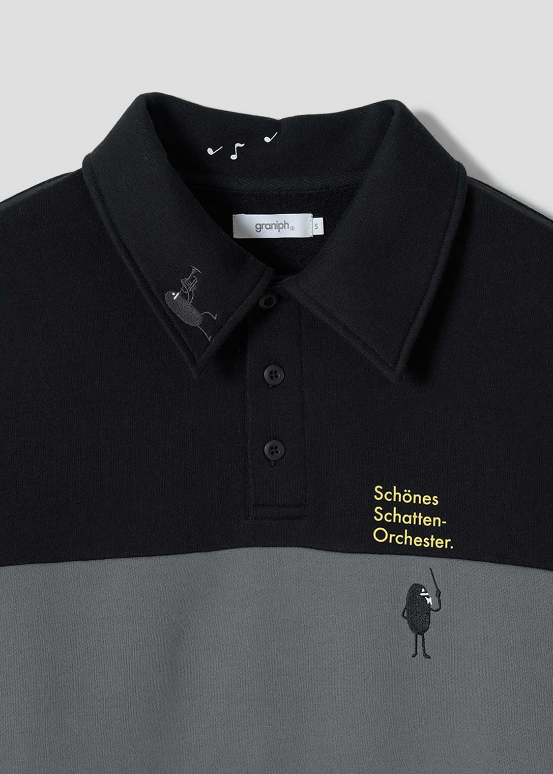 Beautiful Shadow Orchestra | Fuwakimo Fleece Collared Sweatshirt - Image 3