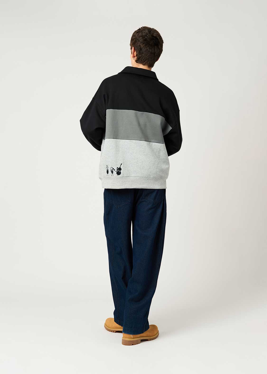 Beautiful Shadow Orchestra | Fuwakimo Fleece Collared Sweatshirt - Image 8