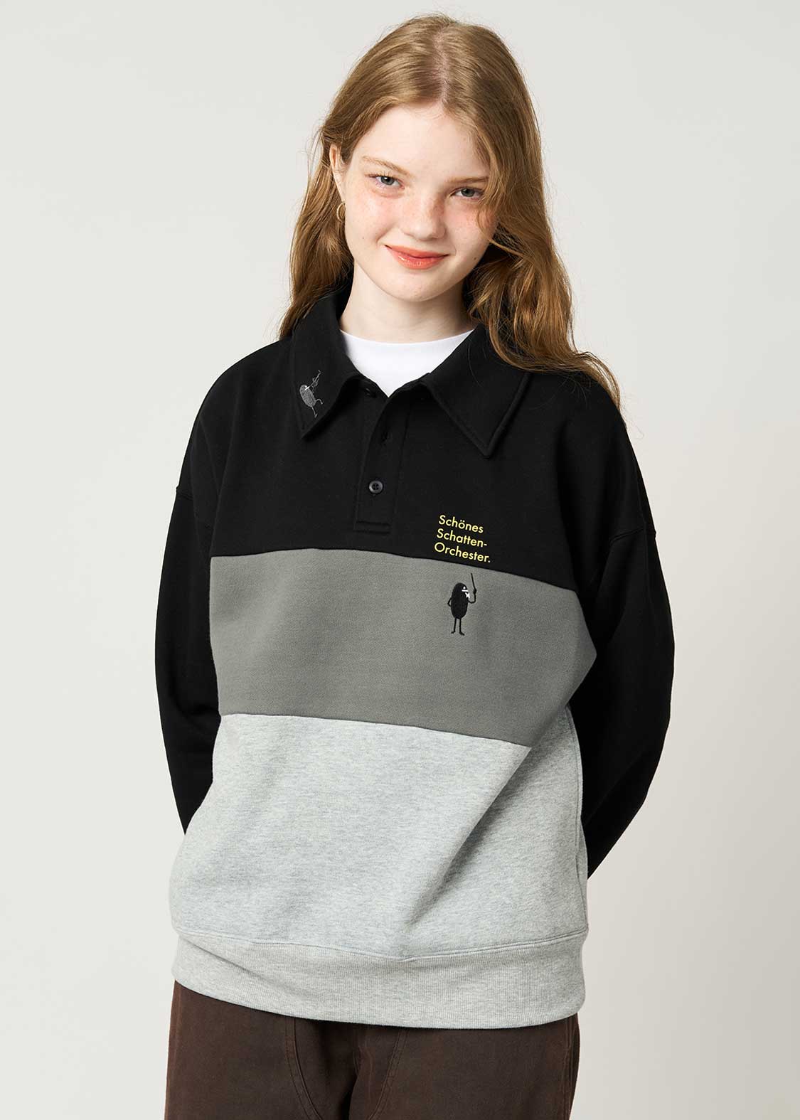 Beautiful Shadow Orchestra | Fuwakimo Fleece Collared Sweatshirt - Image 9