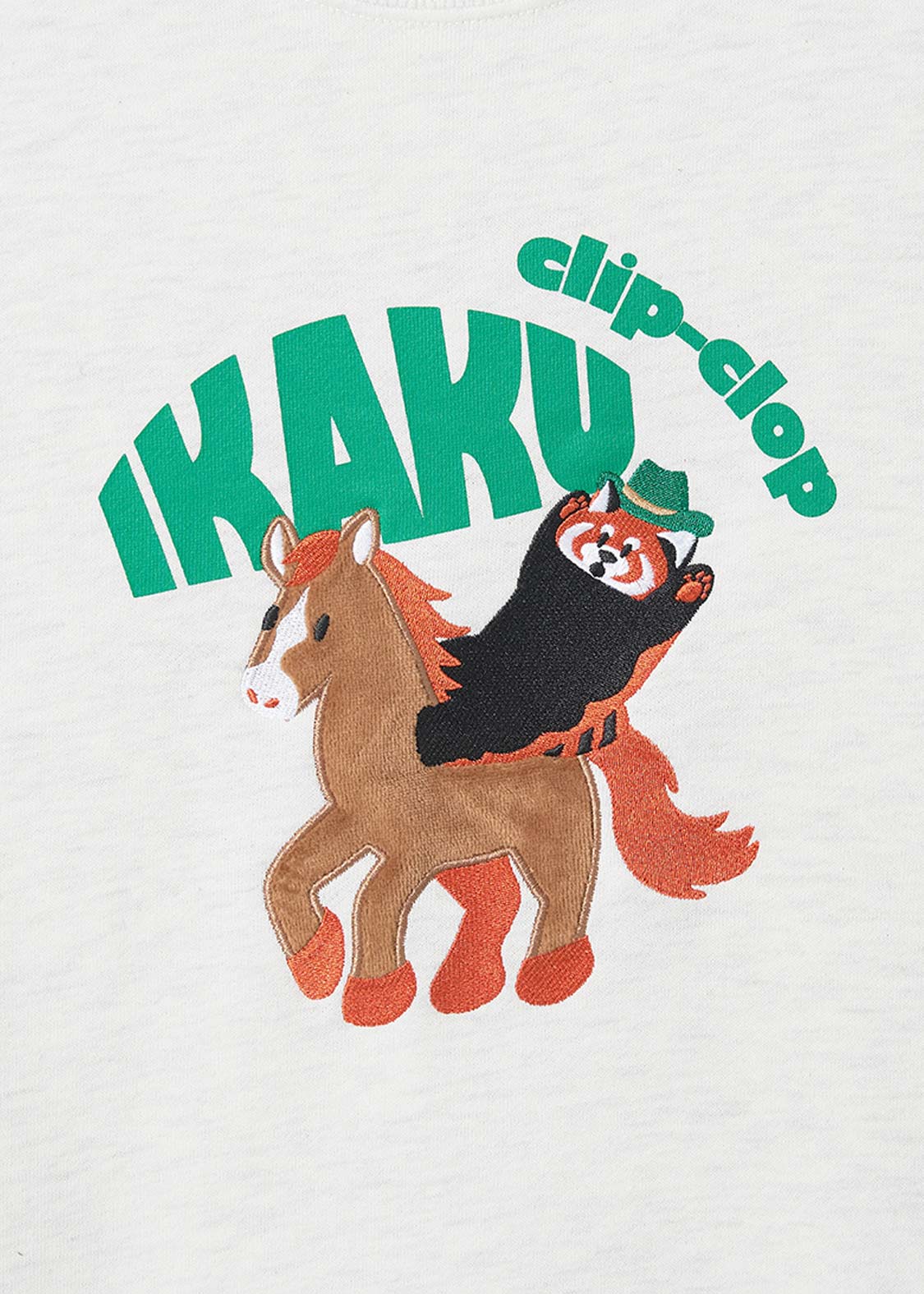 Ikaku Horse | Fleece Sweatshirt - Image 3