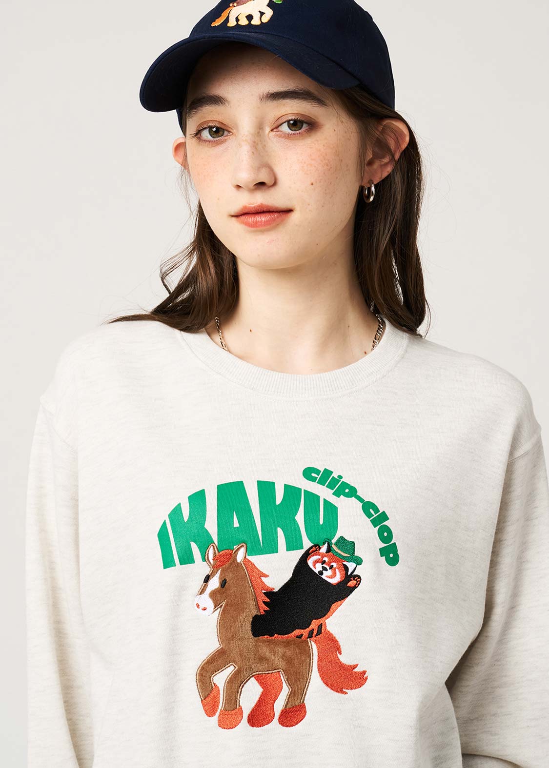 Ikaku Horse | Fleece Sweatshirt - Image 6