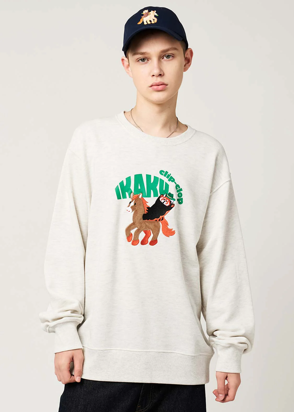 Ikaku Horse | Fleece Sweatshirt - Image 7