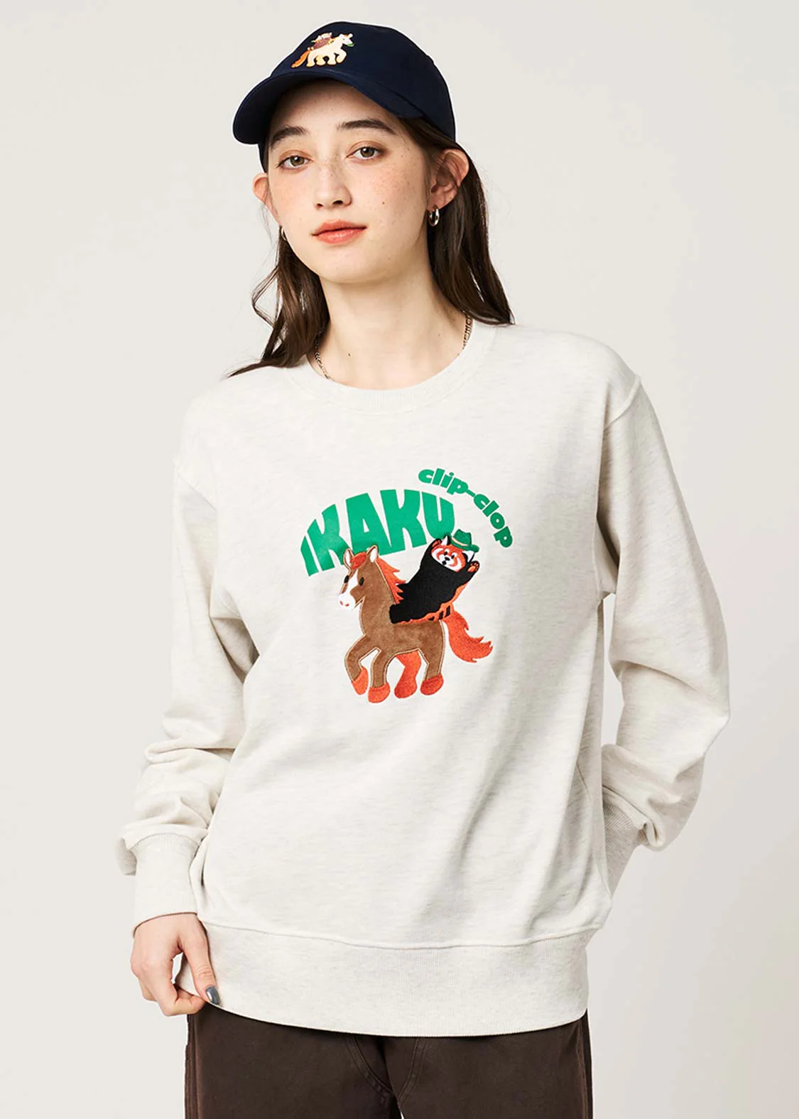 Ikaku Horse | Fleece Sweatshirt - Image 9