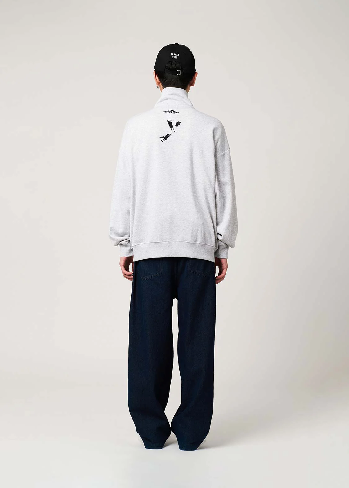 Beautiful Shadow Horse | Fleece Zip Sweatshirt - Image 8