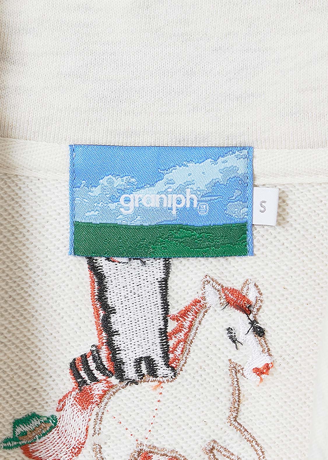 Ikaku Horse | Fleece Zip Sweatshirt - Image 4
