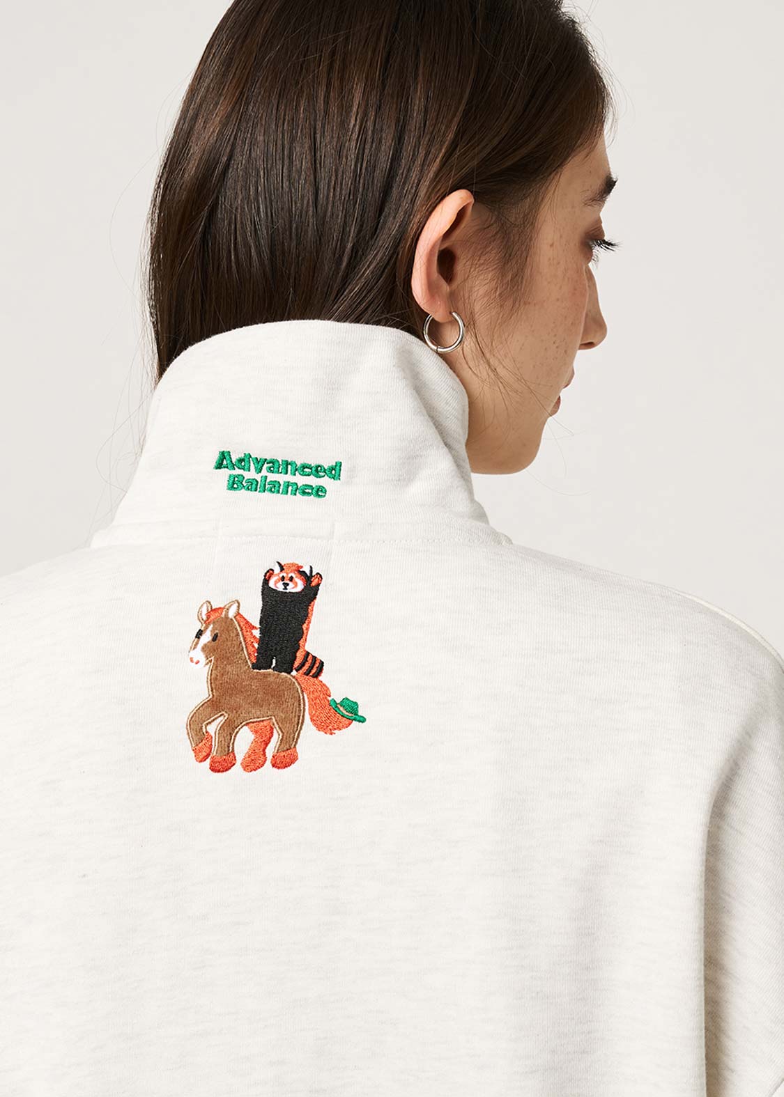 Ikaku Horse | Fleece Zip Sweatshirt - Image 6