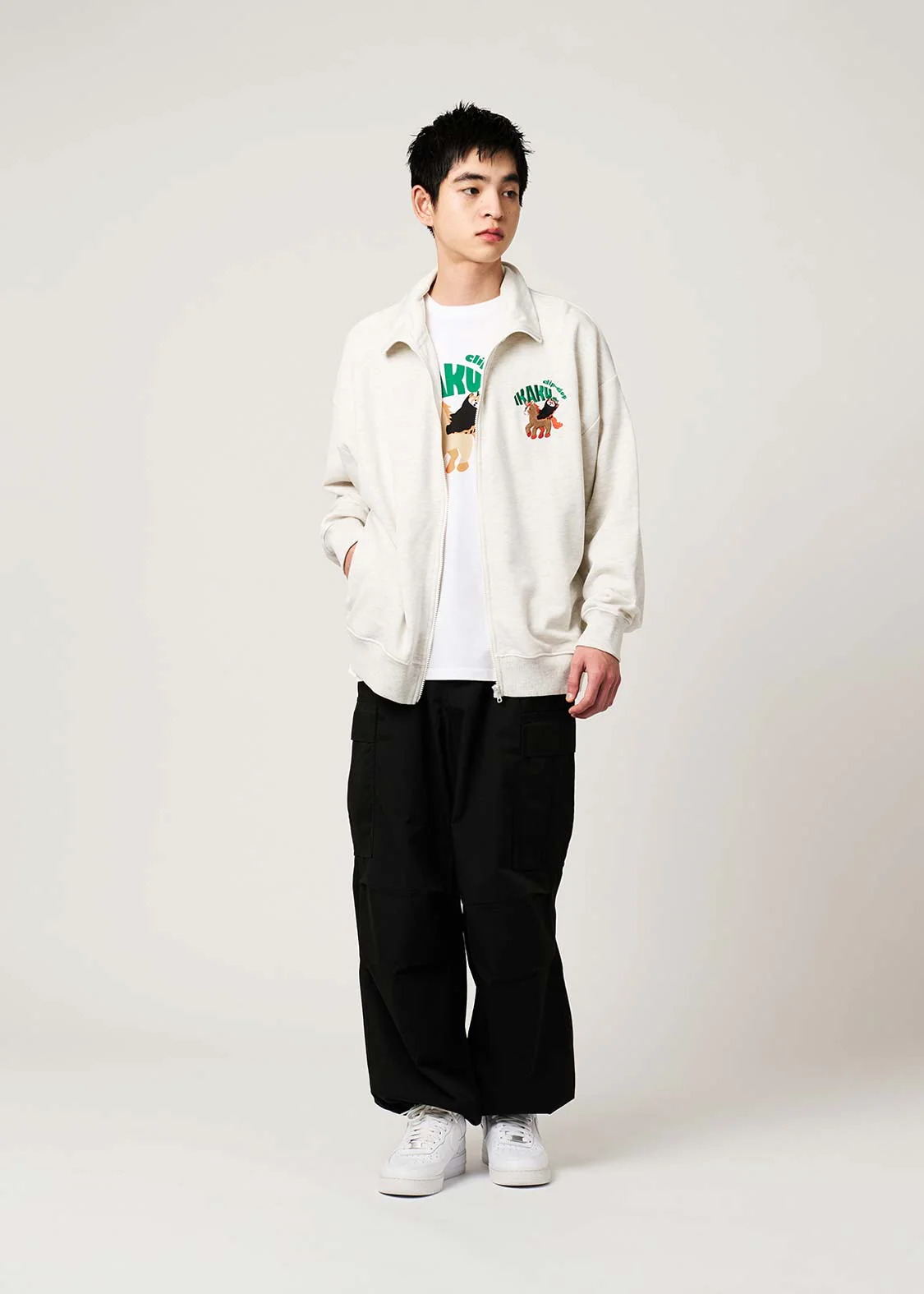 Ikaku Horse | Fleece Zip Sweatshirt - Image 8