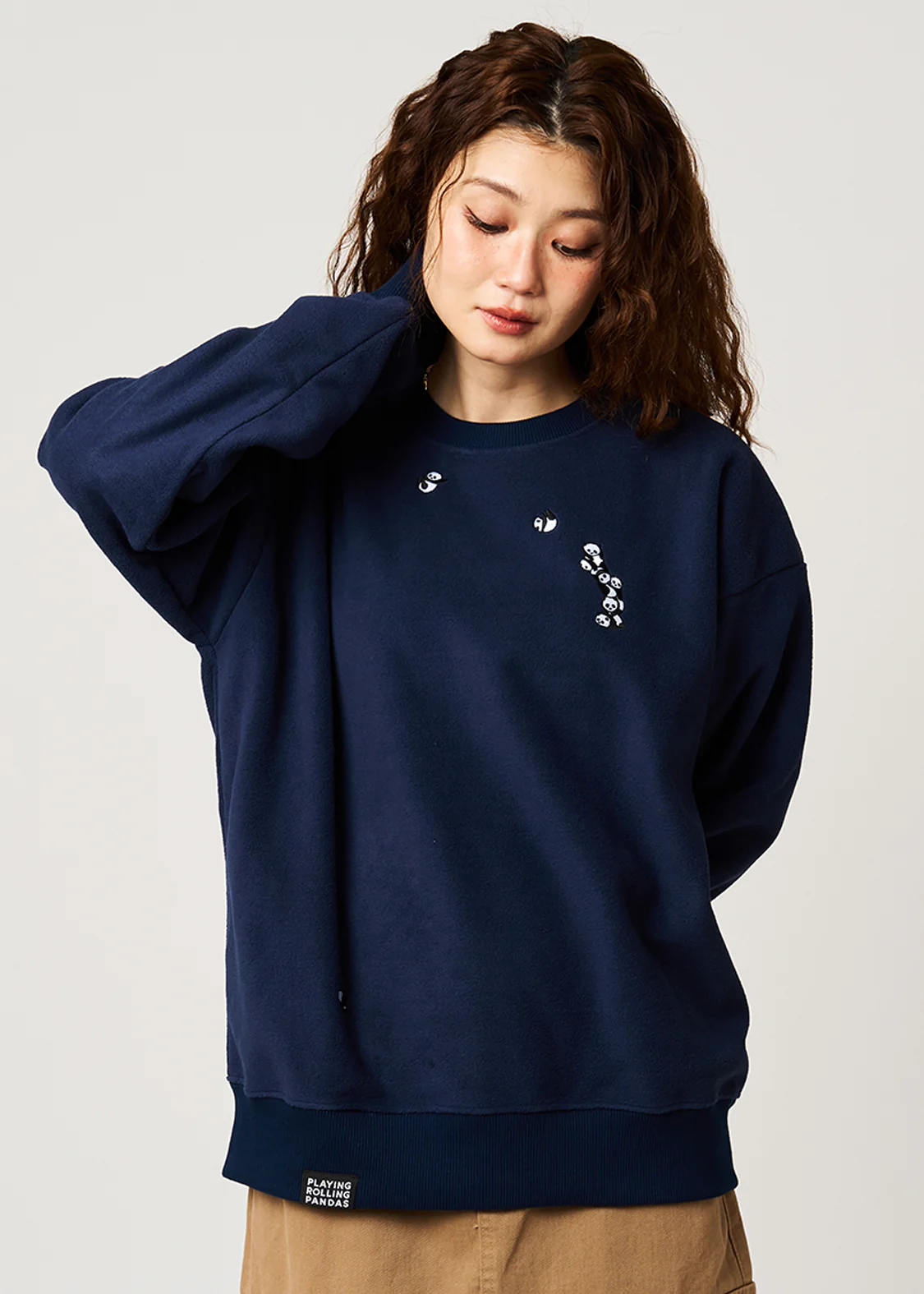 Rolling Pandas | Soft And Fluffy Fleece Sweatshirt - Image 6