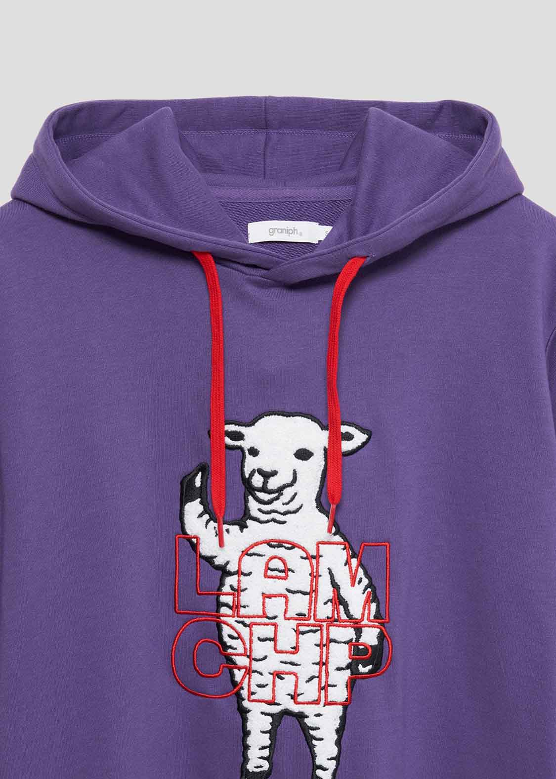 Graphic Long Sleeve Parka (Lamb Chop) - Image 4