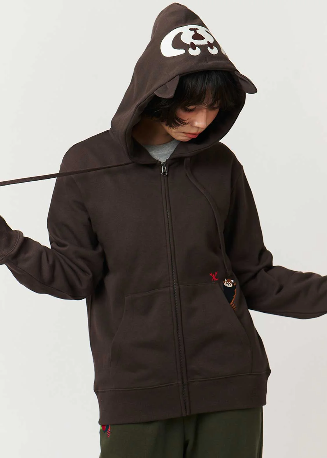 Ikaku B | Fleece Back Face Zip Hoodie - Image 6