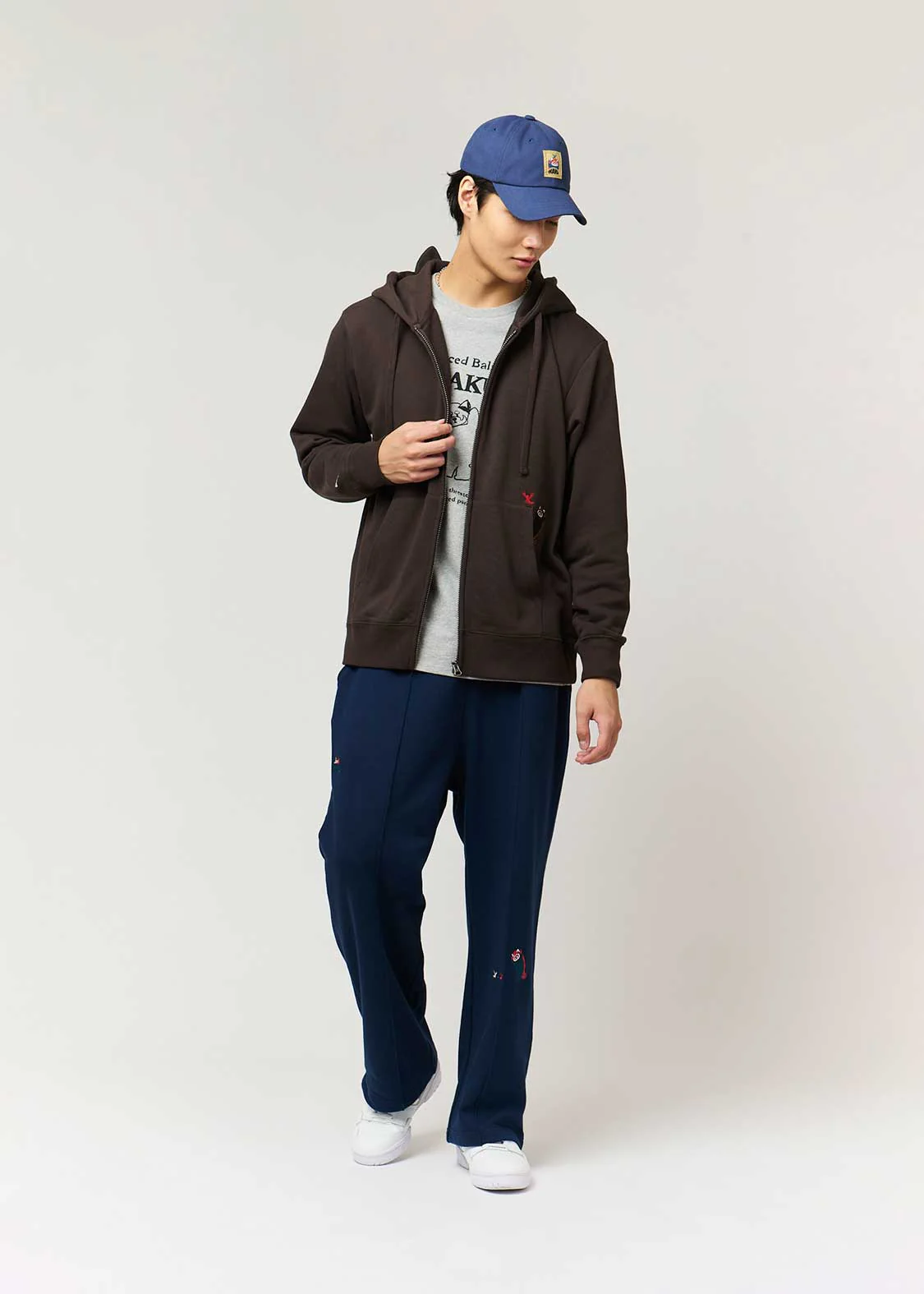 Ikaku B | Fleece Back Face Zip Hoodie - Image 8