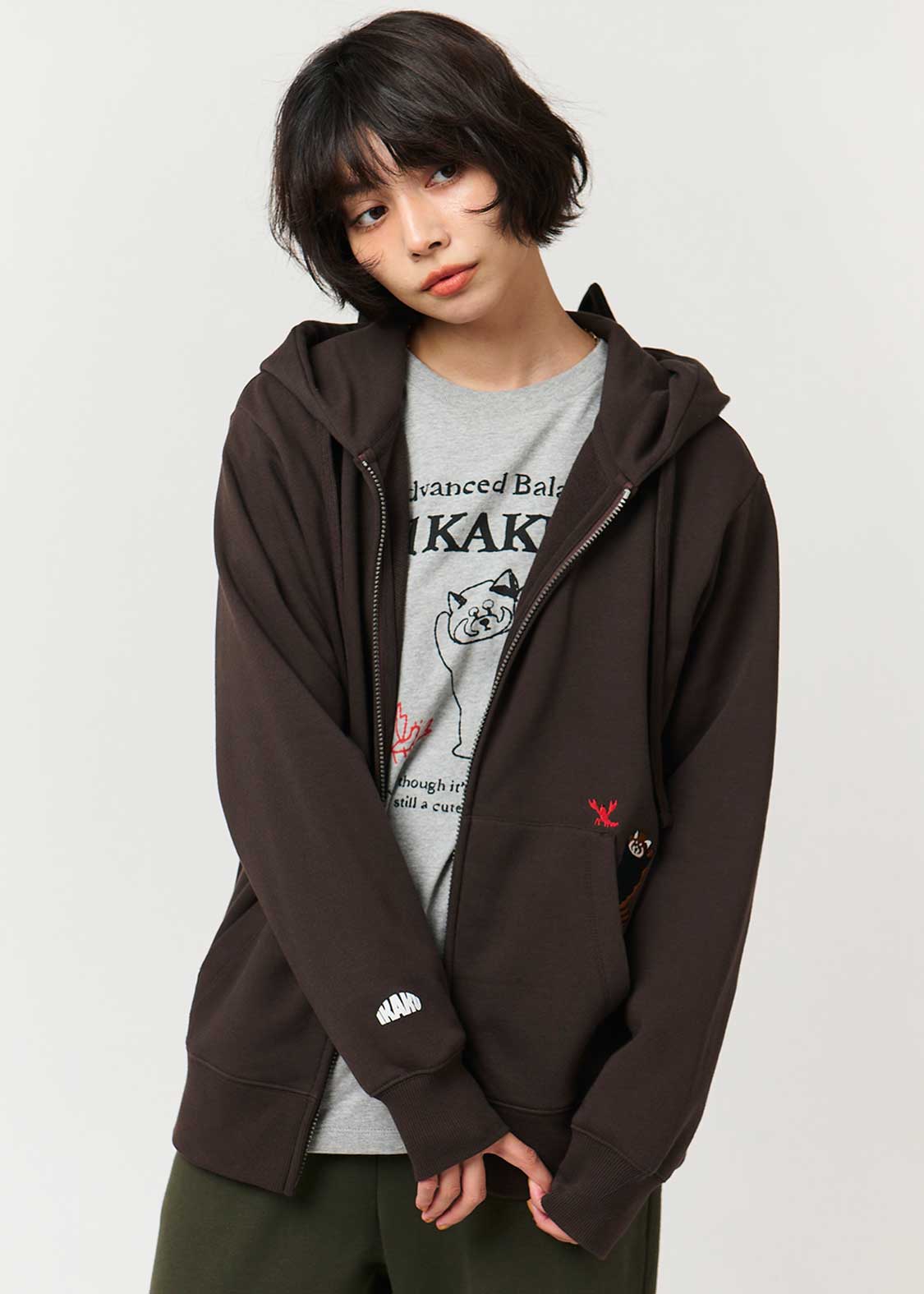 Ikaku B | Fleece Back Face Zip Hoodie - Image 9