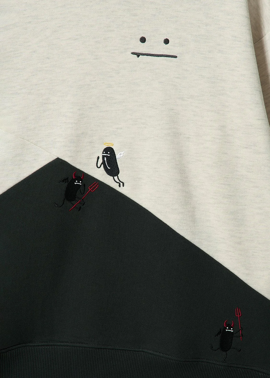 Beautiful Shadow Devil And Angel | Fleece-Lined Hoodie - Image 3