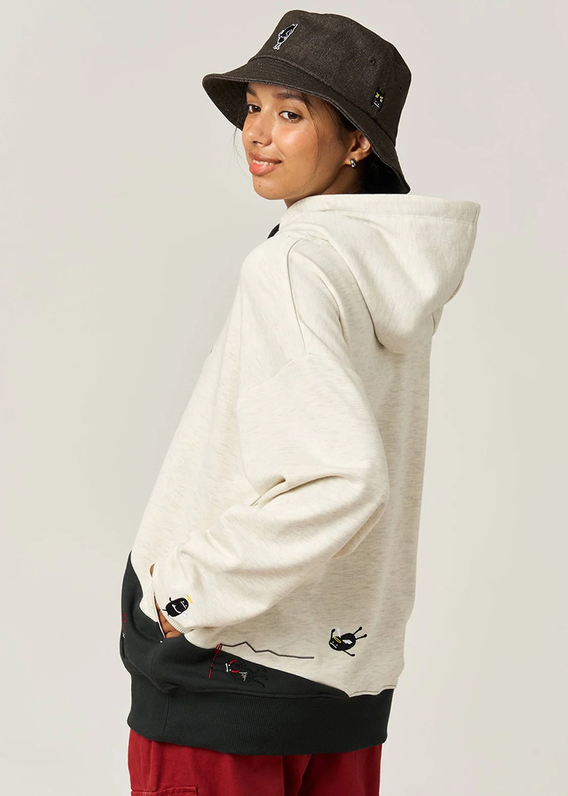 Beautiful Shadow Devil And Angel | Fleece-Lined Hoodie - Image 6