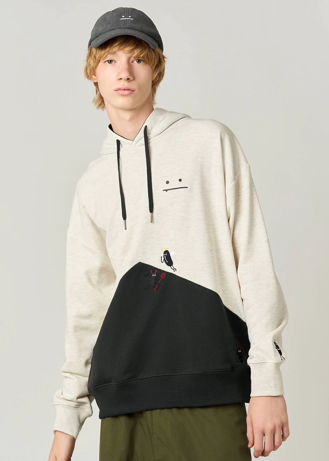 Beautiful Shadow Devil And Angel | Fleece-Lined Hoodie - Image 7