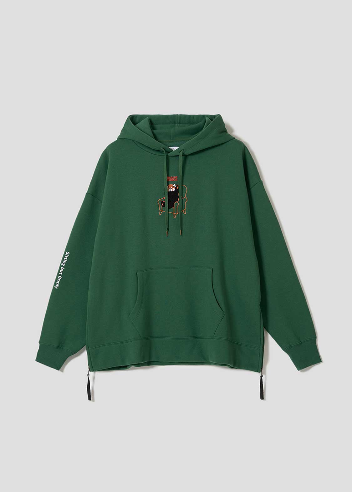 Ikaku Suwari B | Fluffy Fleece Hoodie