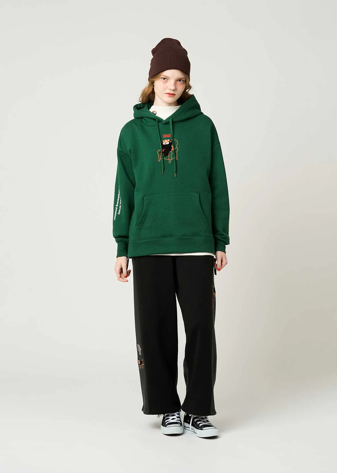 Ikaku Suwari B | Fluffy Fleece Hoodie - Image 10