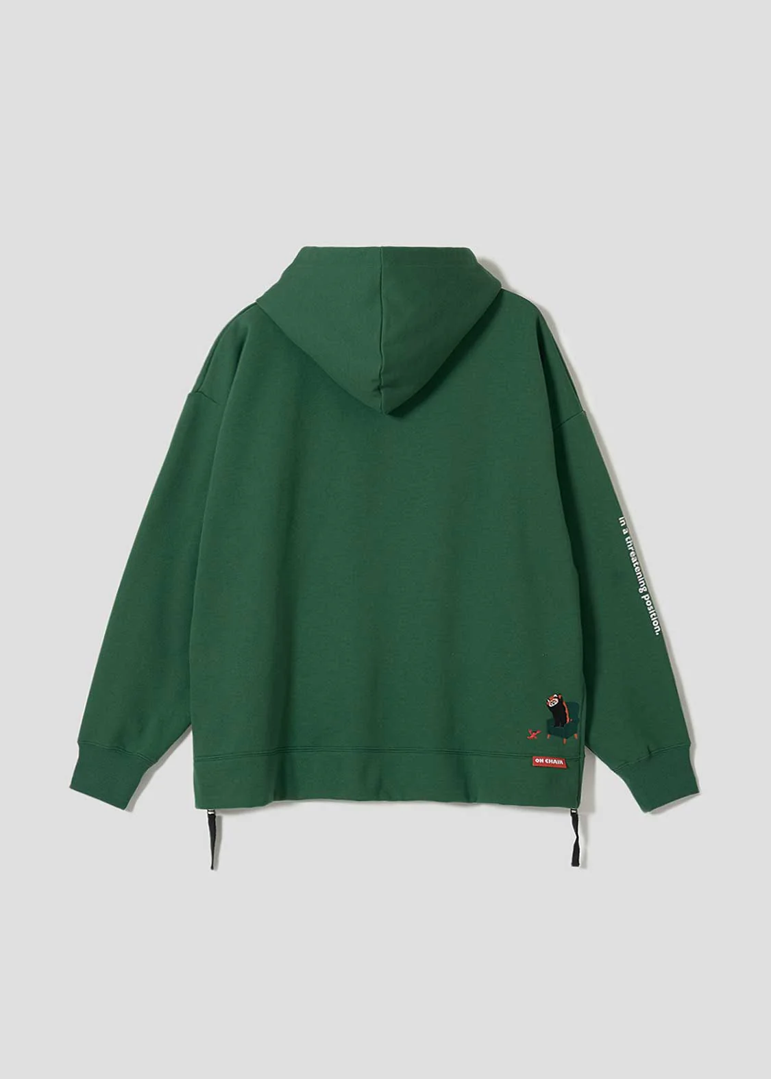 Ikaku Suwari B | Fluffy Fleece Hoodie - Image 2