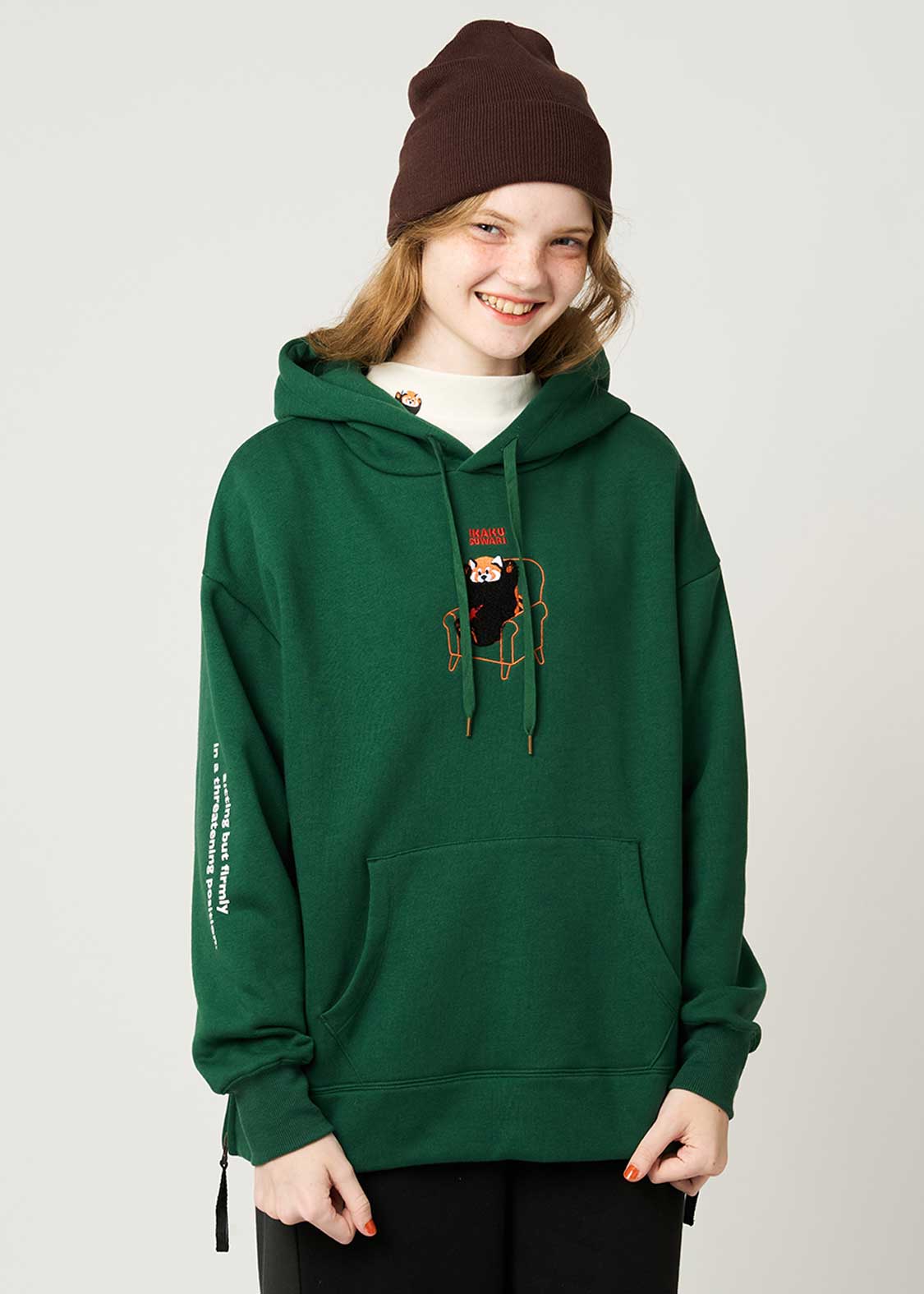 Ikaku Suwari B | Fluffy Fleece Hoodie - Image 9