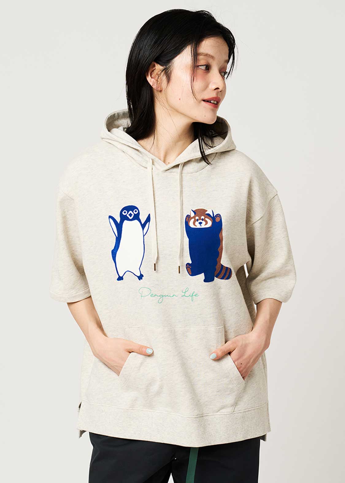 Sakazaki Chiharu – Ikaku Competition? | Oversized Short Sleeve Hoodie - Image 6