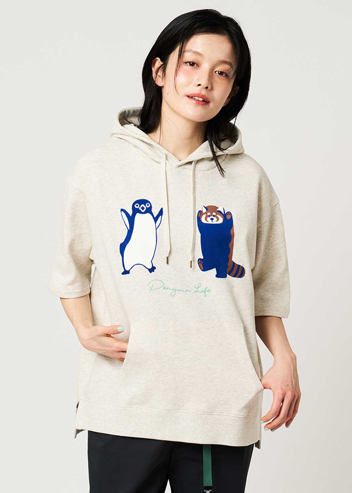 Sakazaki Chiharu – Ikaku Competition? | Oversized Short Sleeve Hoodie - Image 9