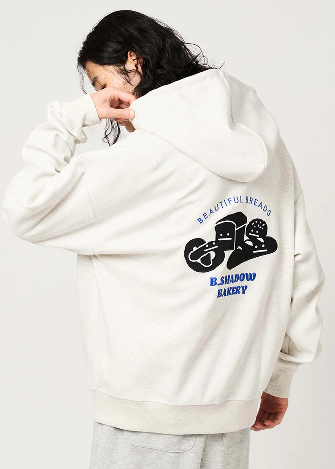 Beautiful Shadow Bakery | Cardboard Big Zip Hoodie - Image 7