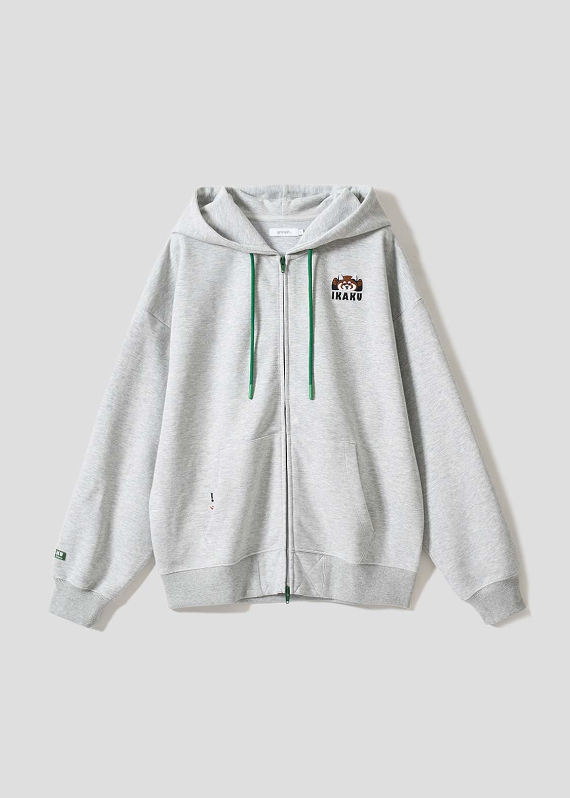 Ikaku Bikkuri Hatena | Cardboard Big Zip Hoodie - Image 2