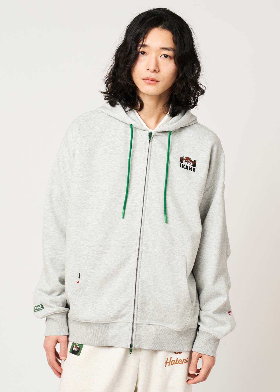 Ikaku Bikkuri Hatena | Cardboard Big Zip Hoodie - Image 7