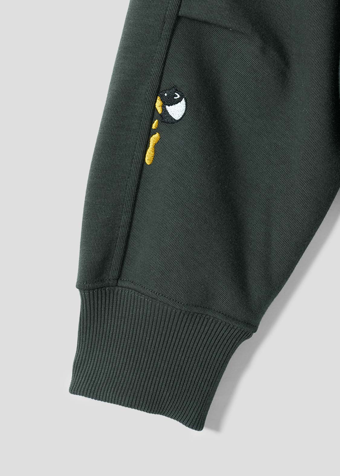 Rolling Pandas Painting | Cardboard Big Zip Hoodie - Image 5