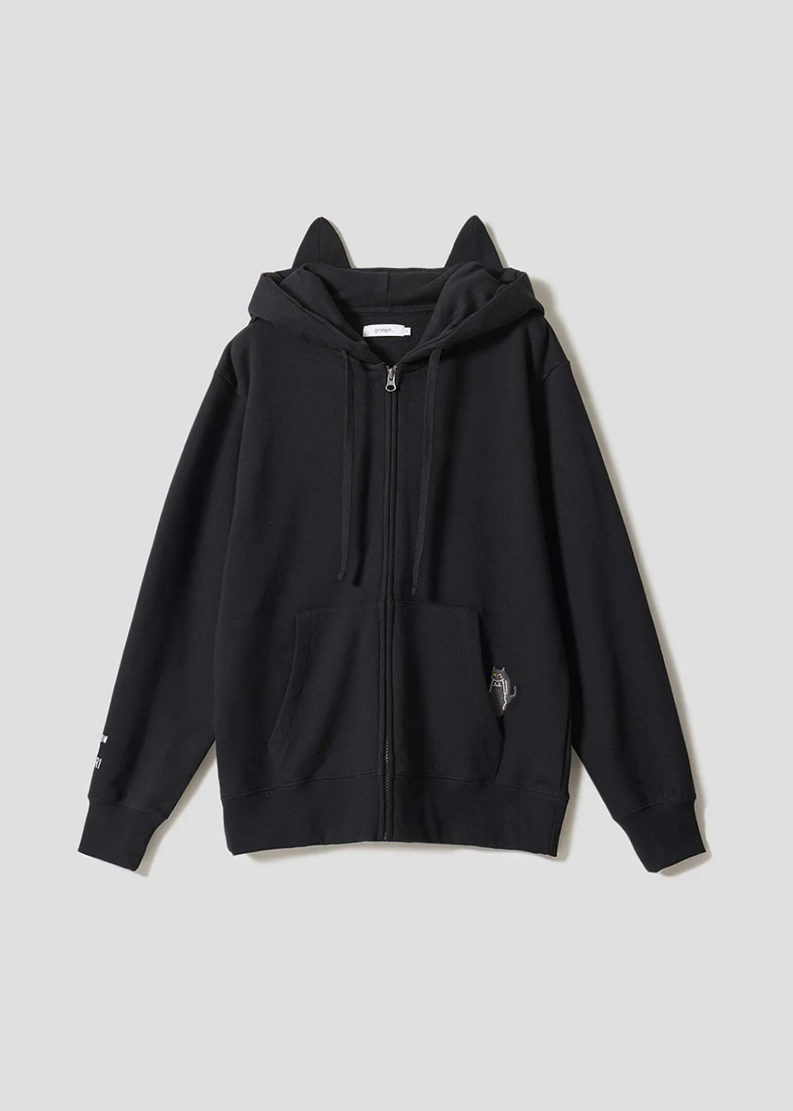 Neko Kaburi Beautiful Shadow C | Fleece Back Face Zip Hoodie - Image 2