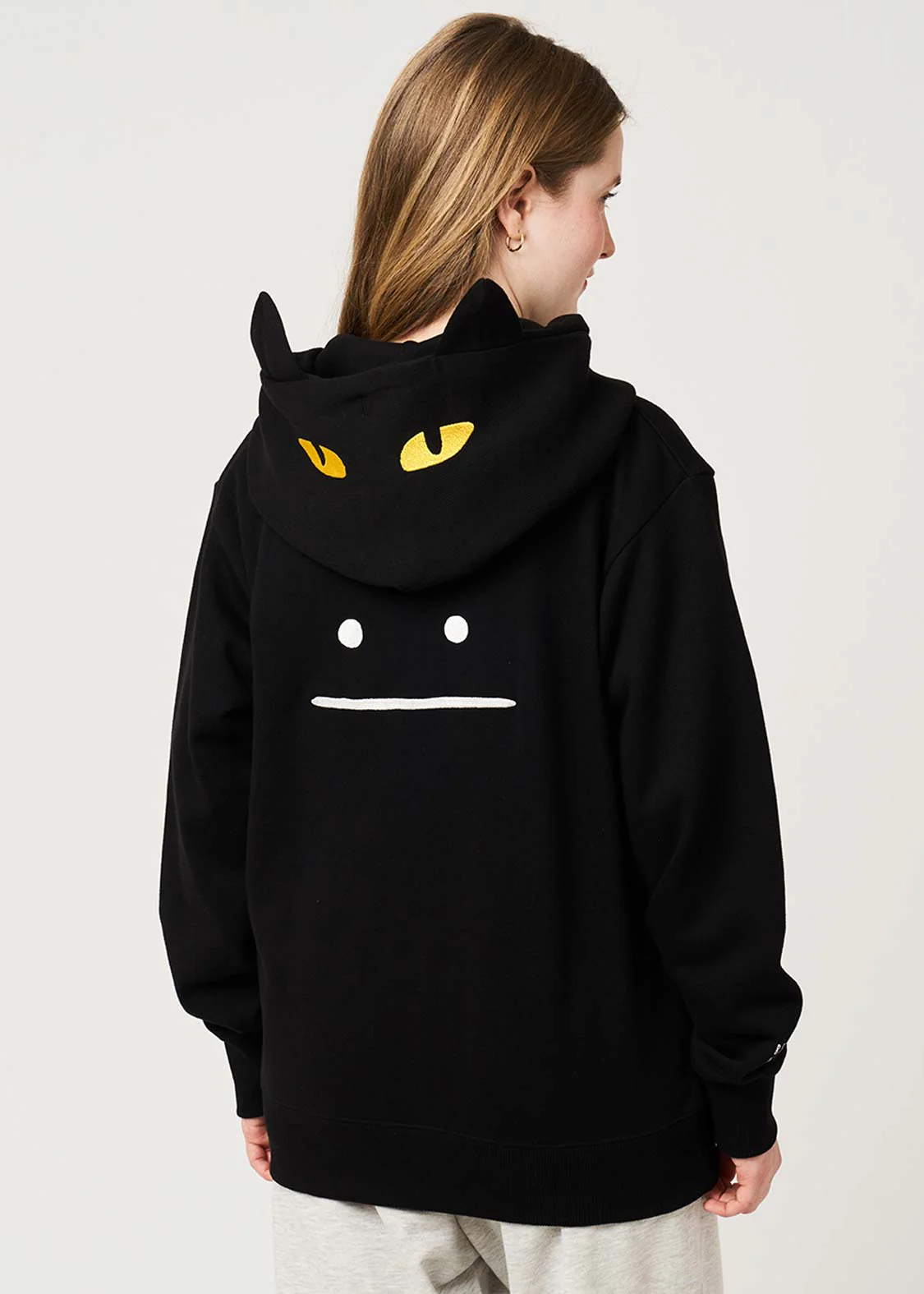 Neko Kaburi Beautiful Shadow C | Fleece Back Face Zip Hoodie - Image 8